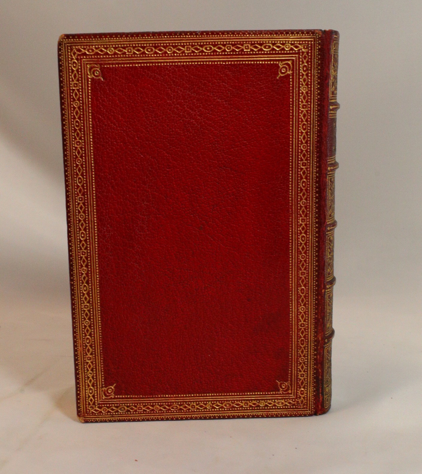 [sh13] Leather Fine Binding 1857, Childe Harolds Pilgrimage by Lord Byron