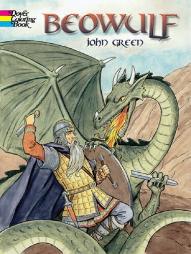 Beowulf (Dover Classic Stories Coloring Book) – Paperback By John Green – GOOD