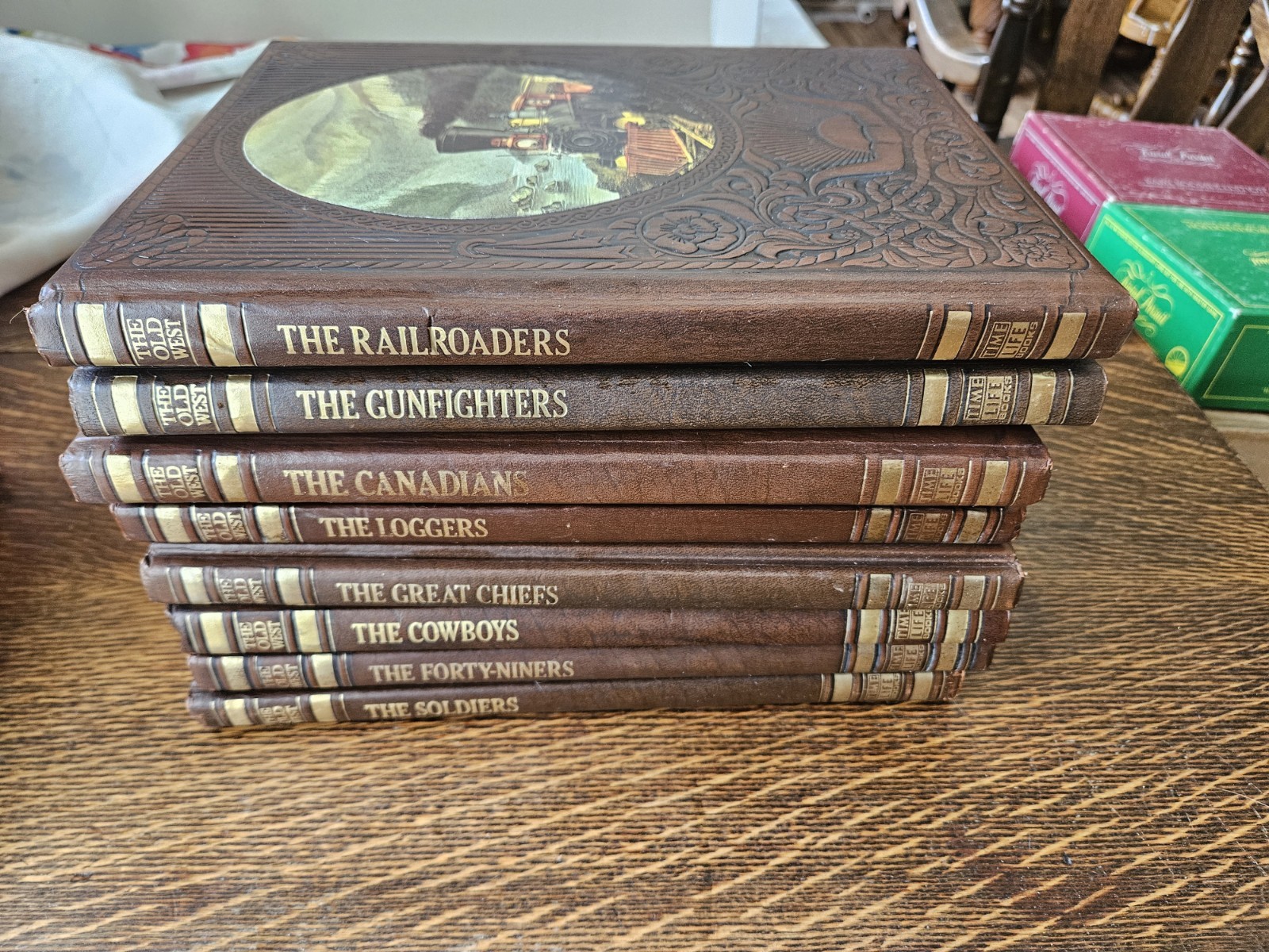 8 Books Time Life Old West. Hard Cover. Very Good Condition