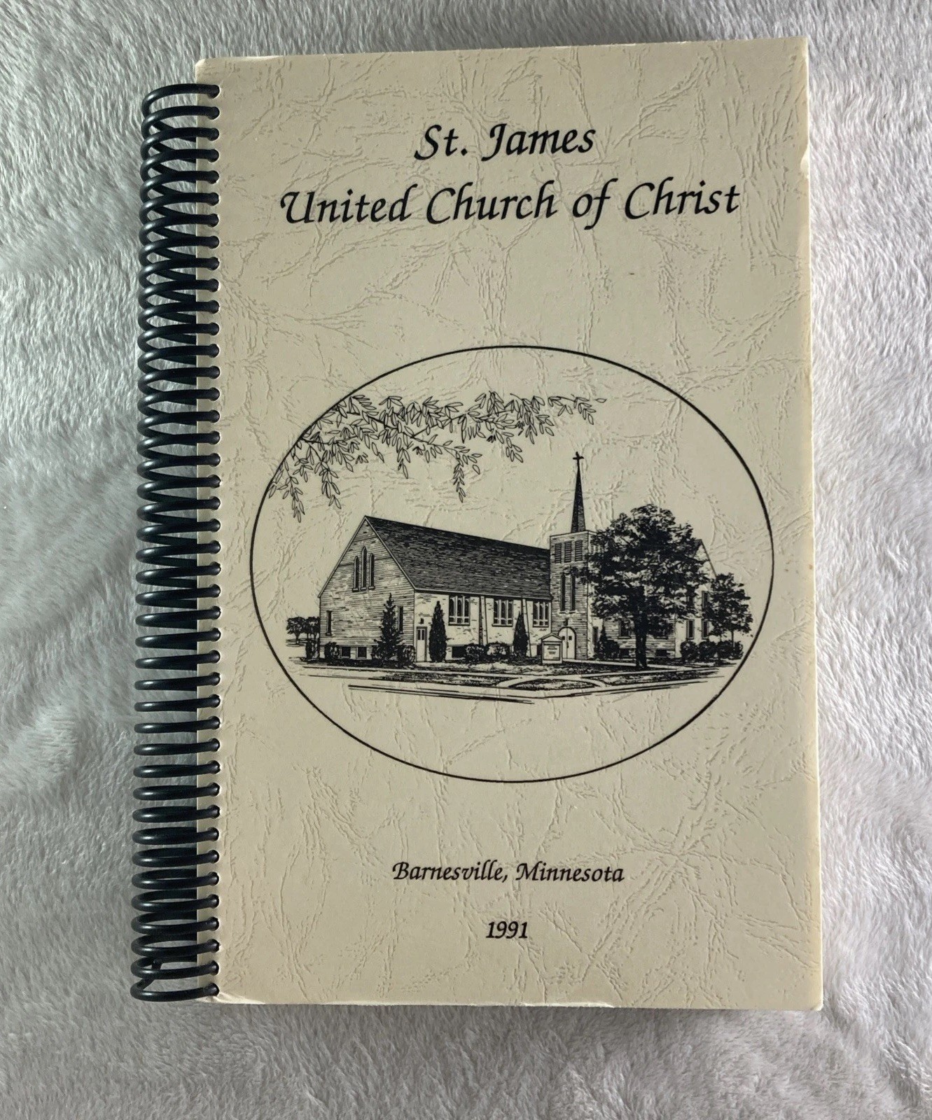 ST. JAMES UNITED CHURCH OF CHRIST Cookbook Barnesville Minnesota 1991 260 Pages