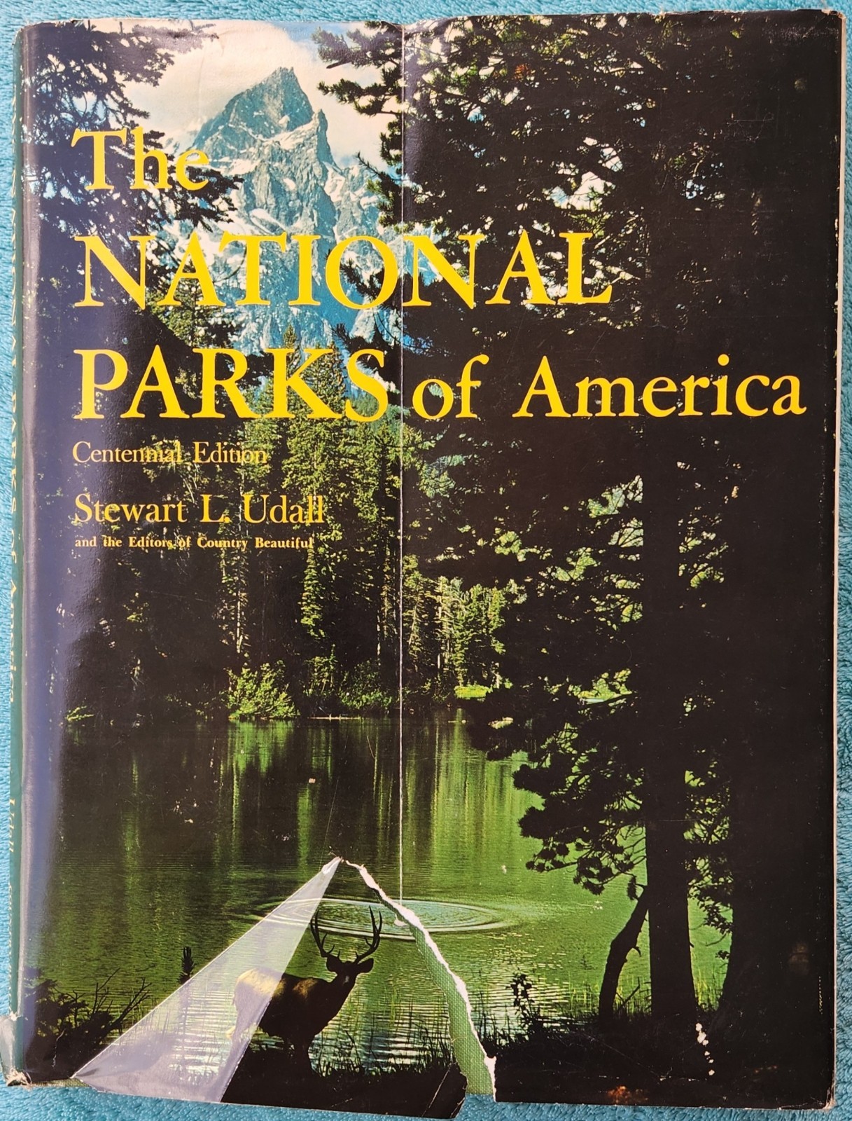 The National Parks Of America 1972 Jumbo Hardcover Book 226 Pages