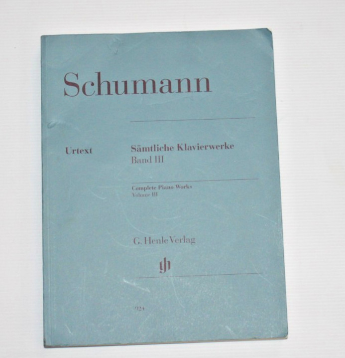 Schumann: Complete Piano Works – G. Henle Ve Volume III Multilingual Edition 924