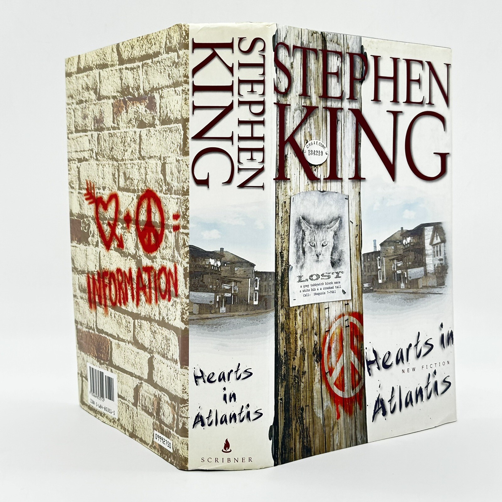 Stephen King HEARTS IN ATLANTIS 1999 1st Edition 3rd Print Hardcover Book w/DJ