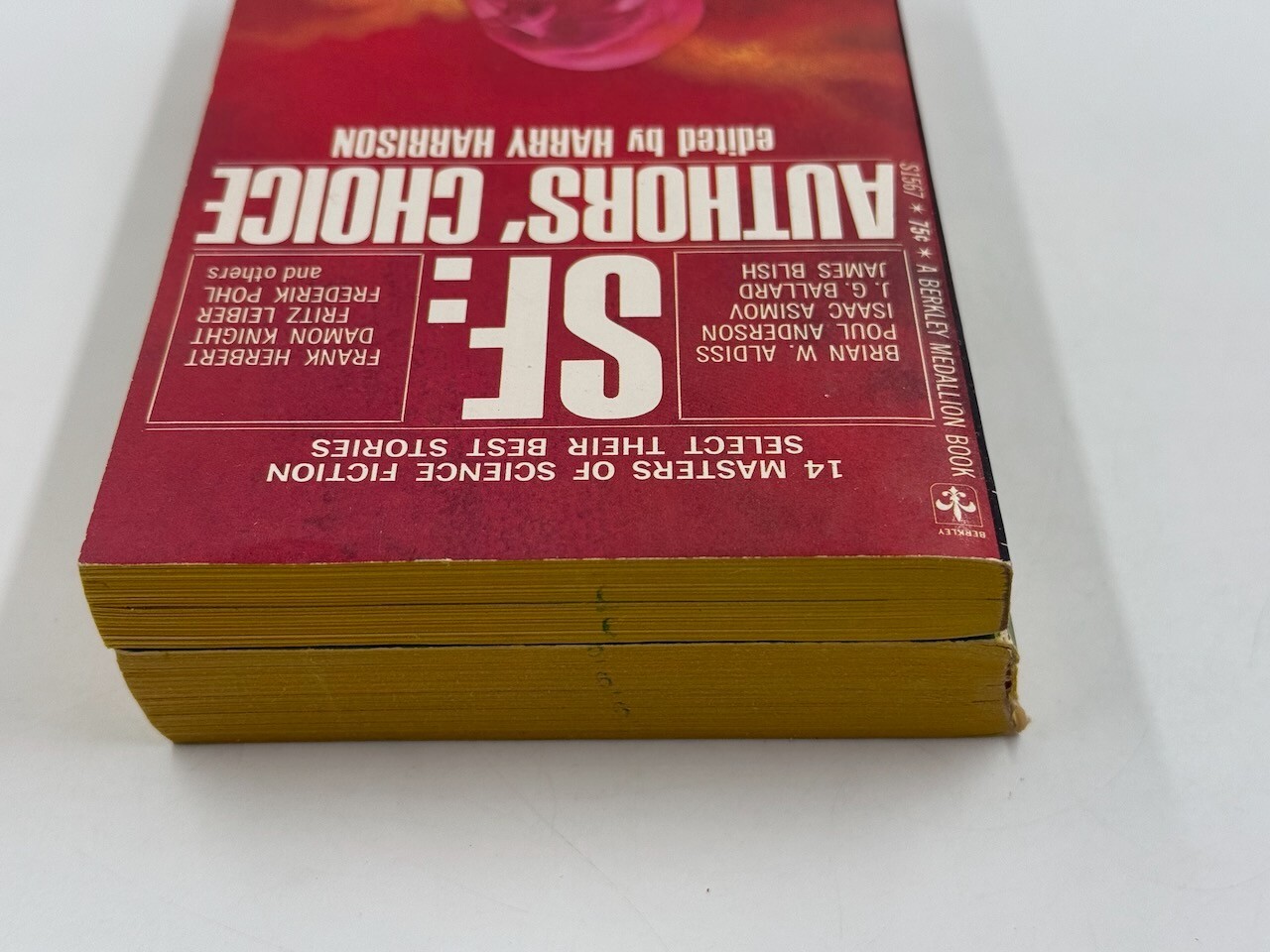 SF: Authors’ Choice 1-2, Ed. Harry Harrison, Berkley PB 6/68, 5/70