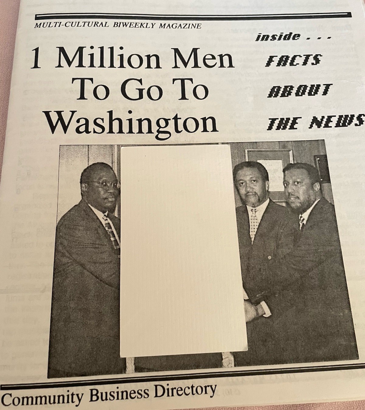 1 Million Men March “1995” To Washington Louis Farrakhan NEWS FACTOR Oakland Ca.