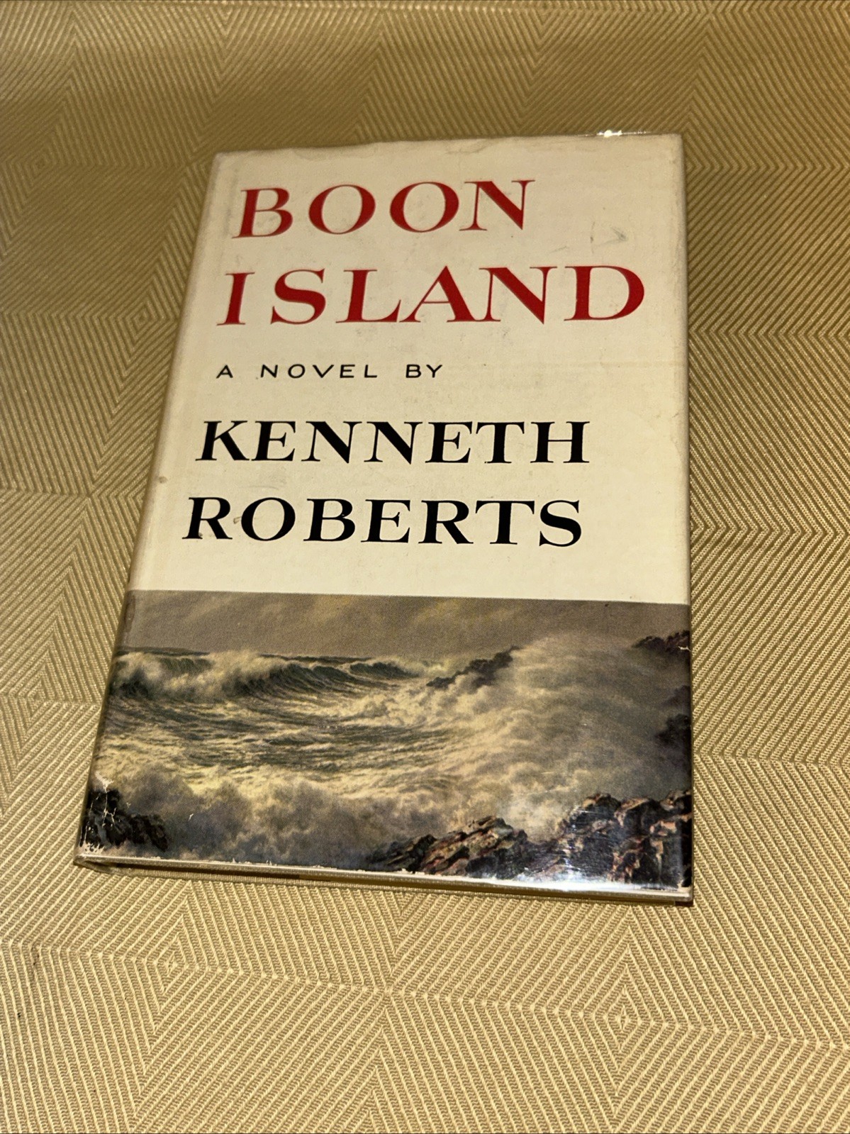 Boon Island Kenneth Roberts 1956 1st Edition HC Nice DJ Mylar Cover Book Ex++