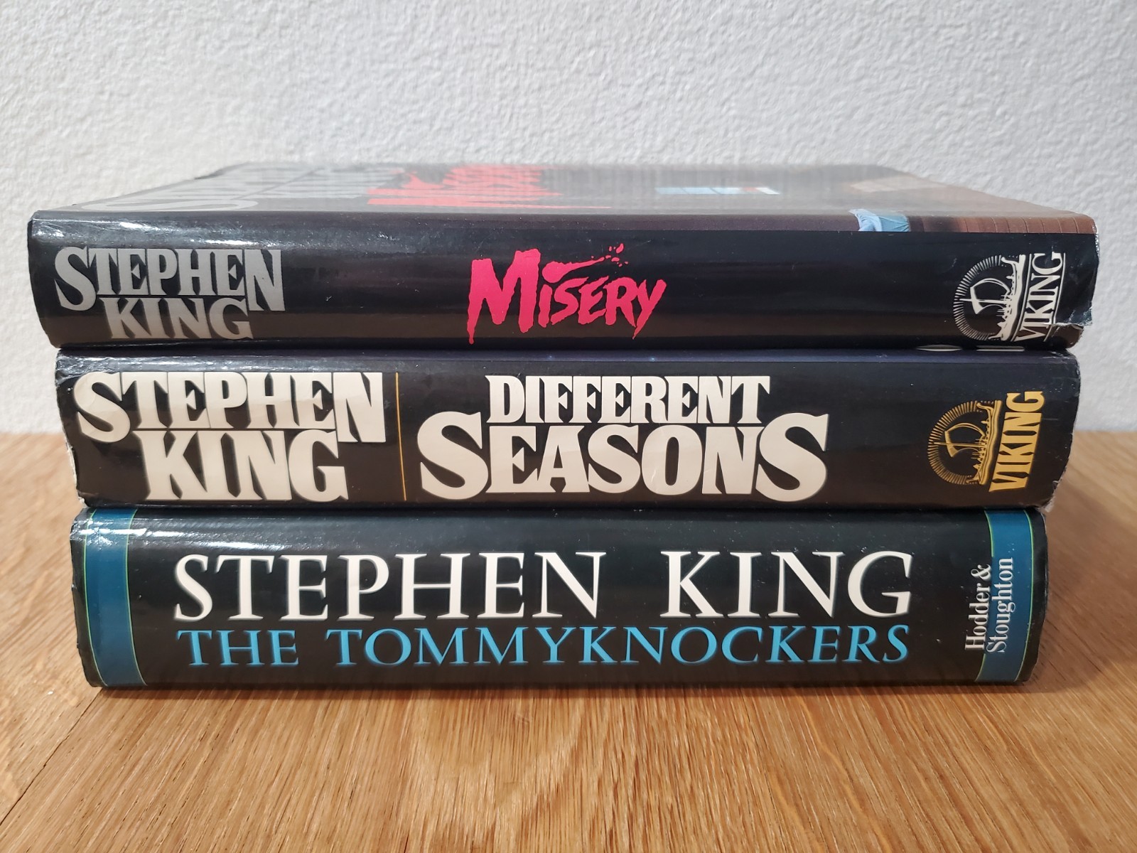 Stephen King 1st Editions Misery, The Tommy Knockers And Different Seasons
