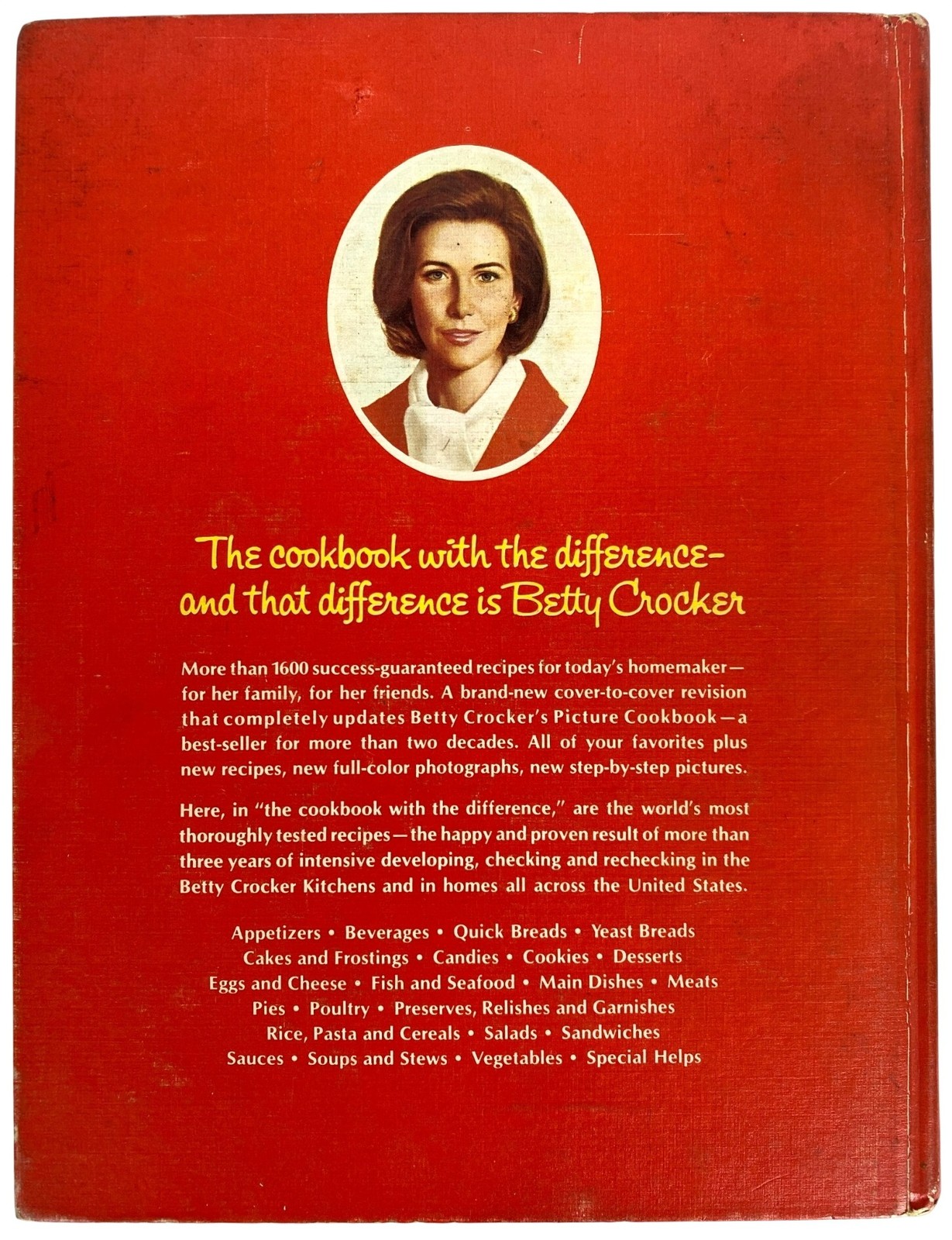 Original 1969 First Edition Printing Betty Crocker Cookbook Pie Cover Vintage