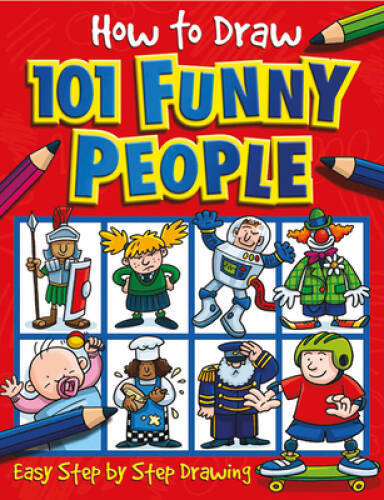 How to Draw 101 Funny People (How to Draw) – Paperback – ACCEPTABLE