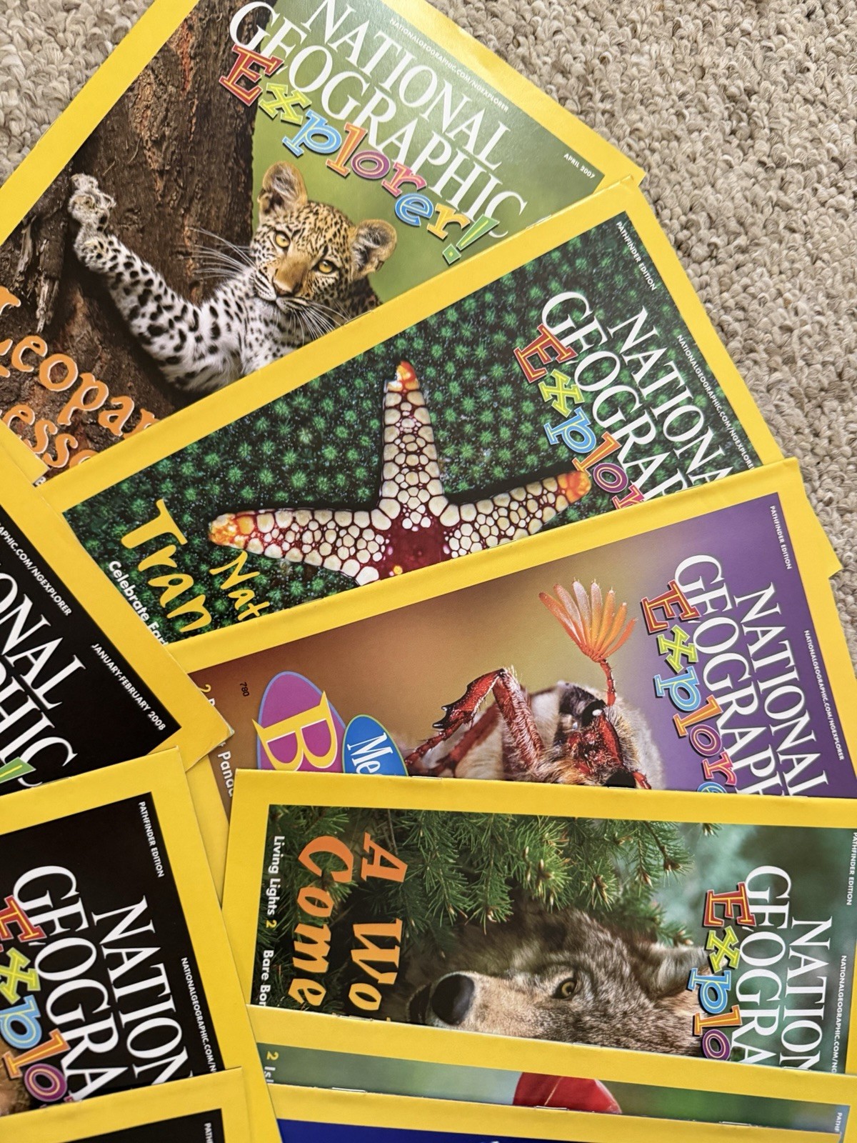 15 Vintage National Geographic Explorer Books Pathfinder Science 2006-2011 Mag