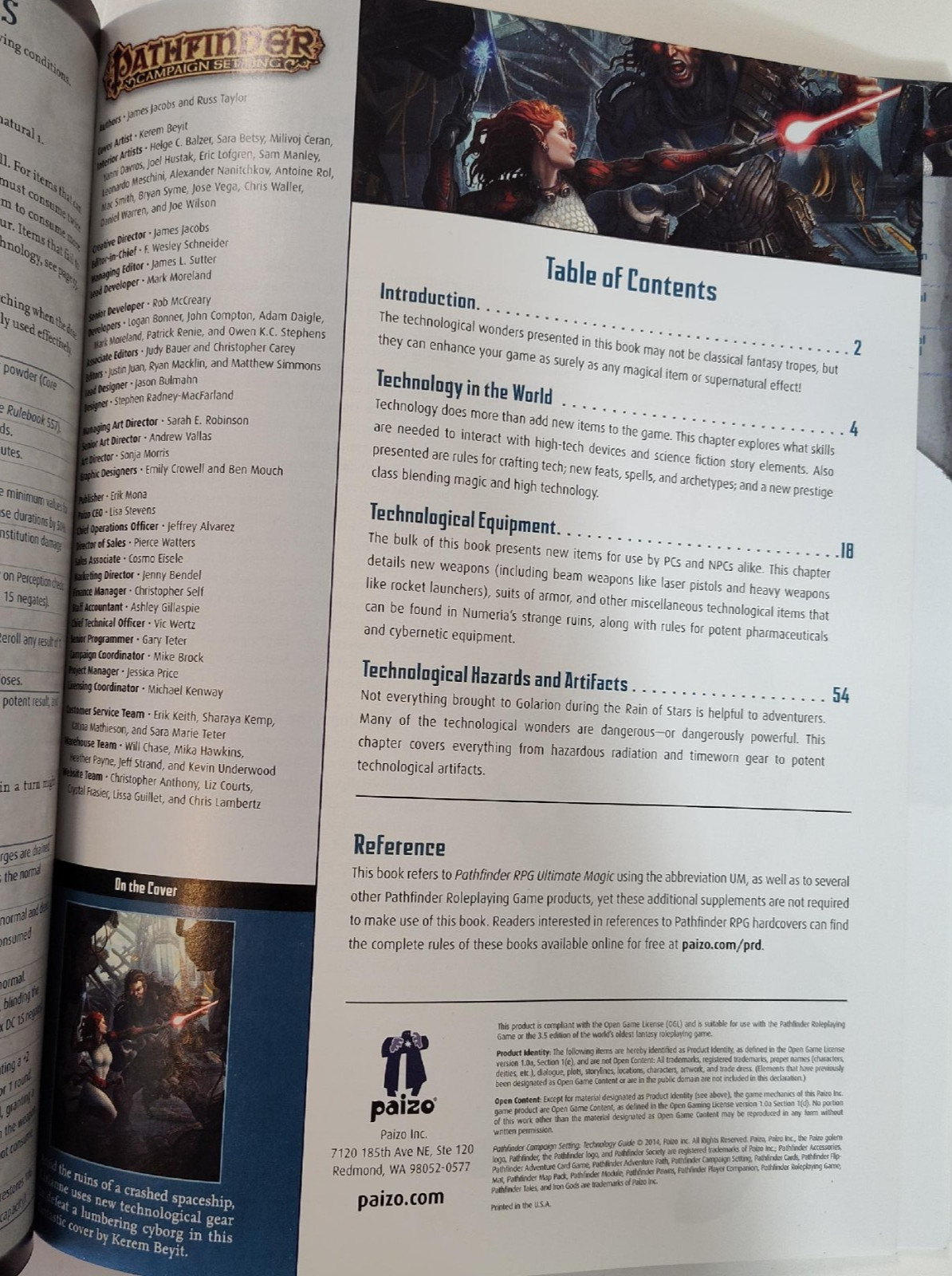Pathfinder RPG Campaign Setting: Technology Guide – Paizo, Inc. (2014)