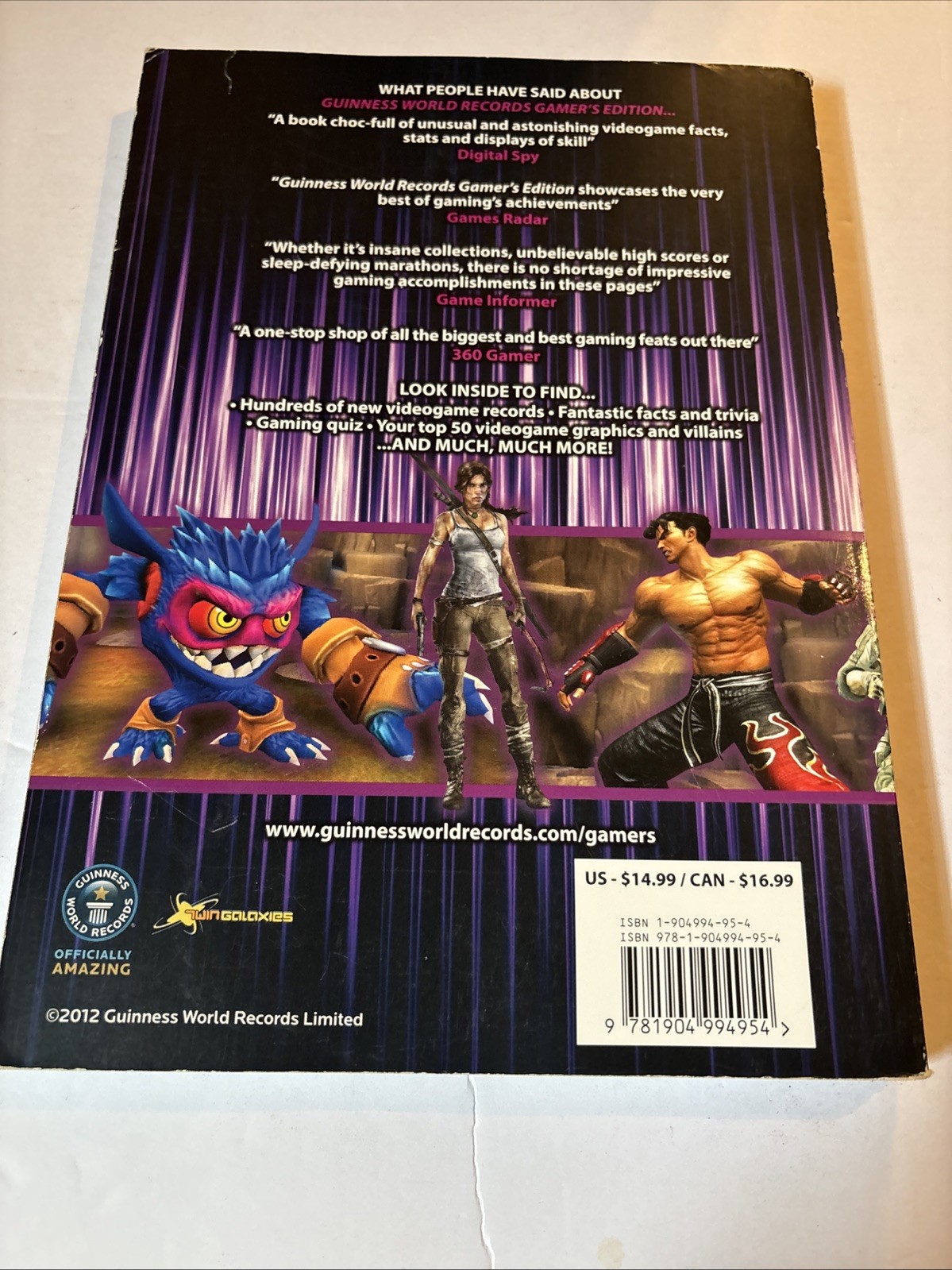 Game On! Guiness World Records Gamer’s Edition 4 Book Lot 2013 2014 2015 2018