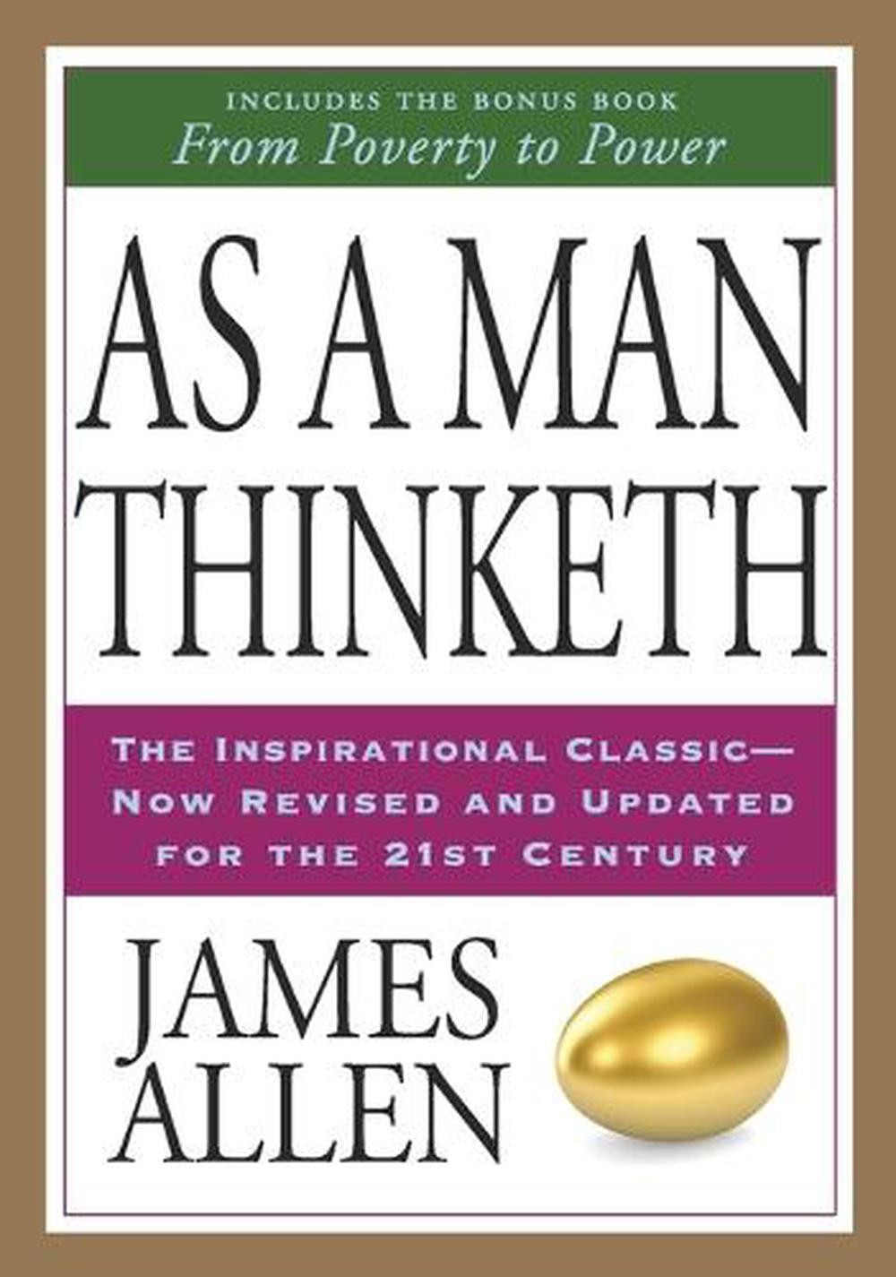 As a Man Thinketh & from Poverty to Power by James Allen (English) Paperback Boo