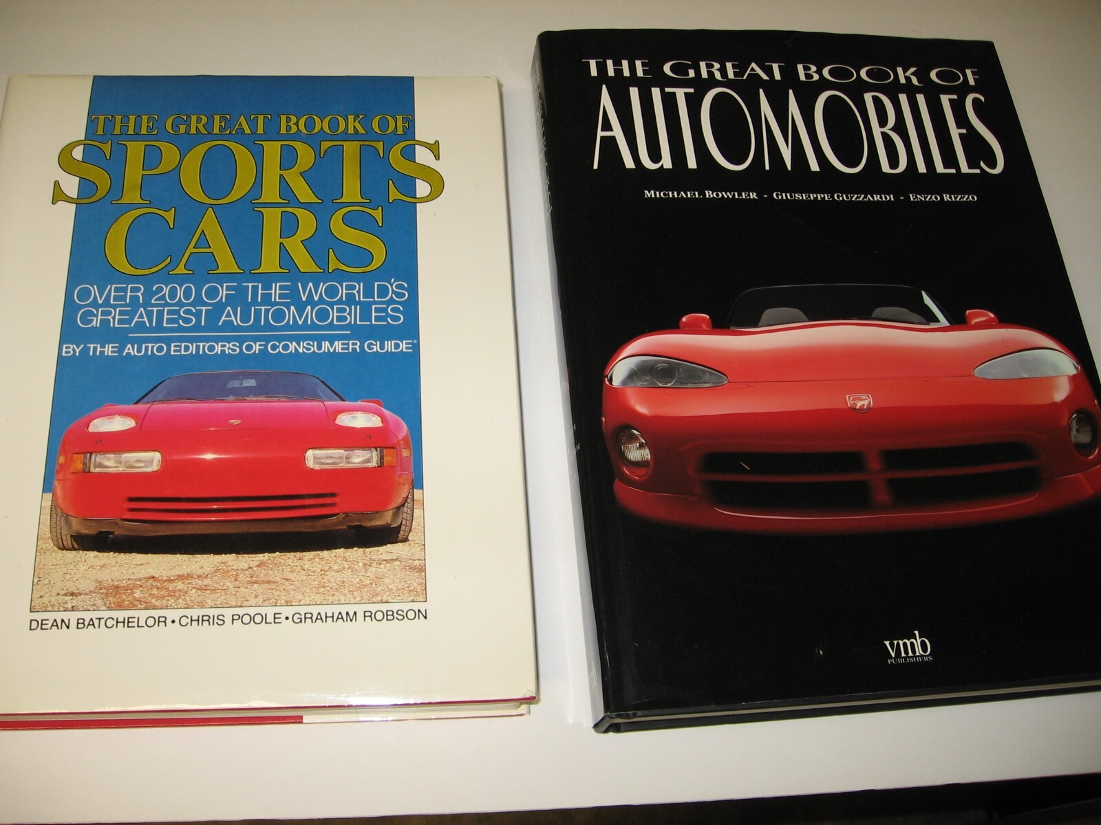 2001 The Great Book of Automobiles 630 pages + 1988 Great Sports Car Book