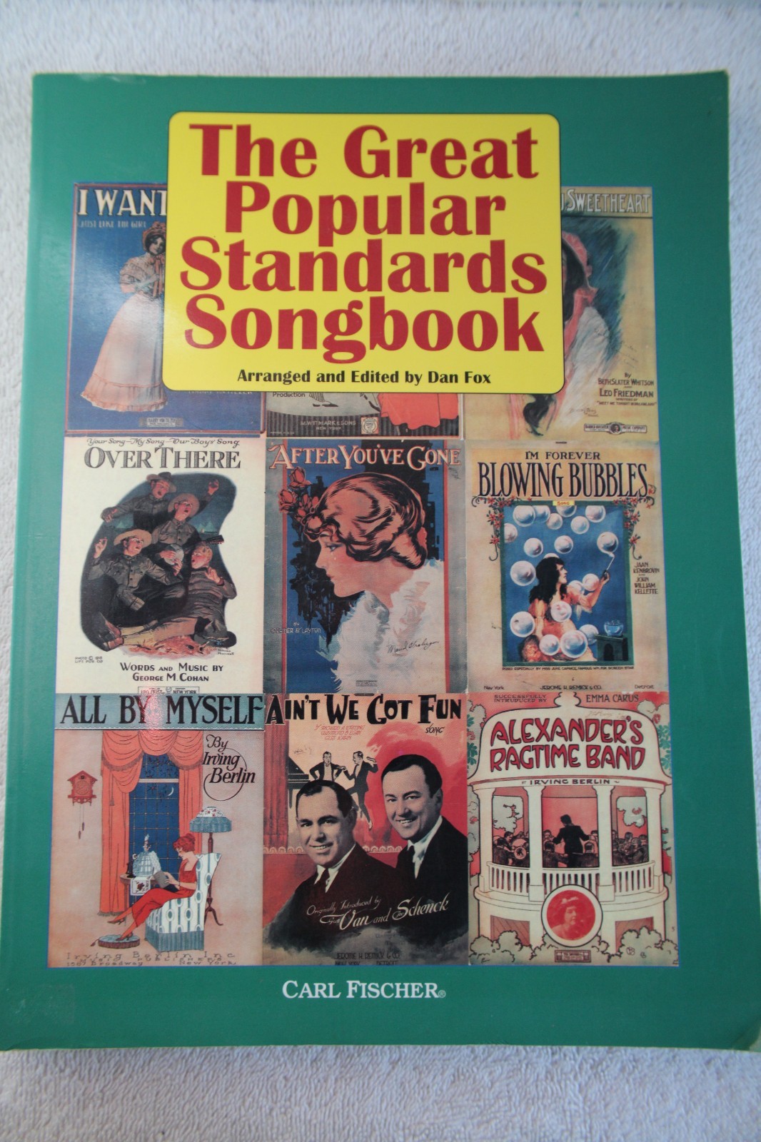 THE GREAT POPULAR STANDARDS SONGBOOK by Dan Fox Paperback 310+ pages VG ATF127
