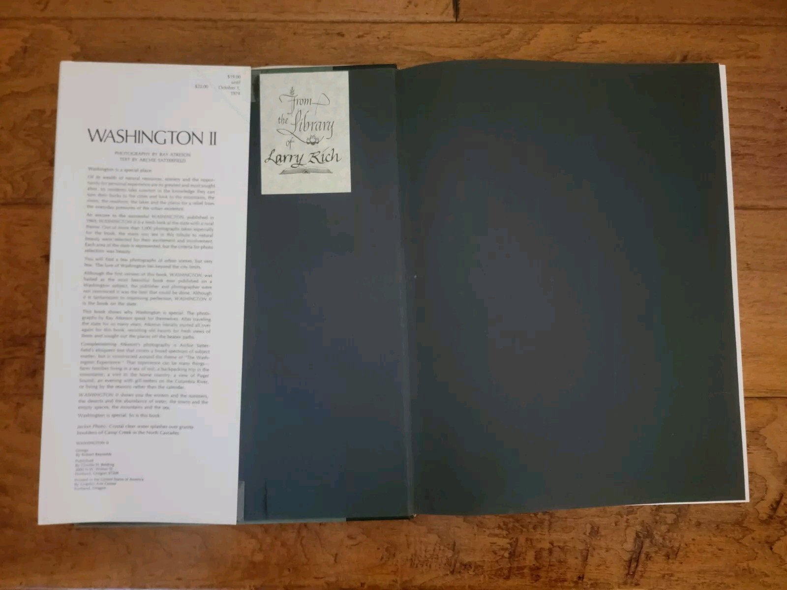 VtG Washington II Photography Ray Atkeson Large Format Hardcover DJ Book 1973