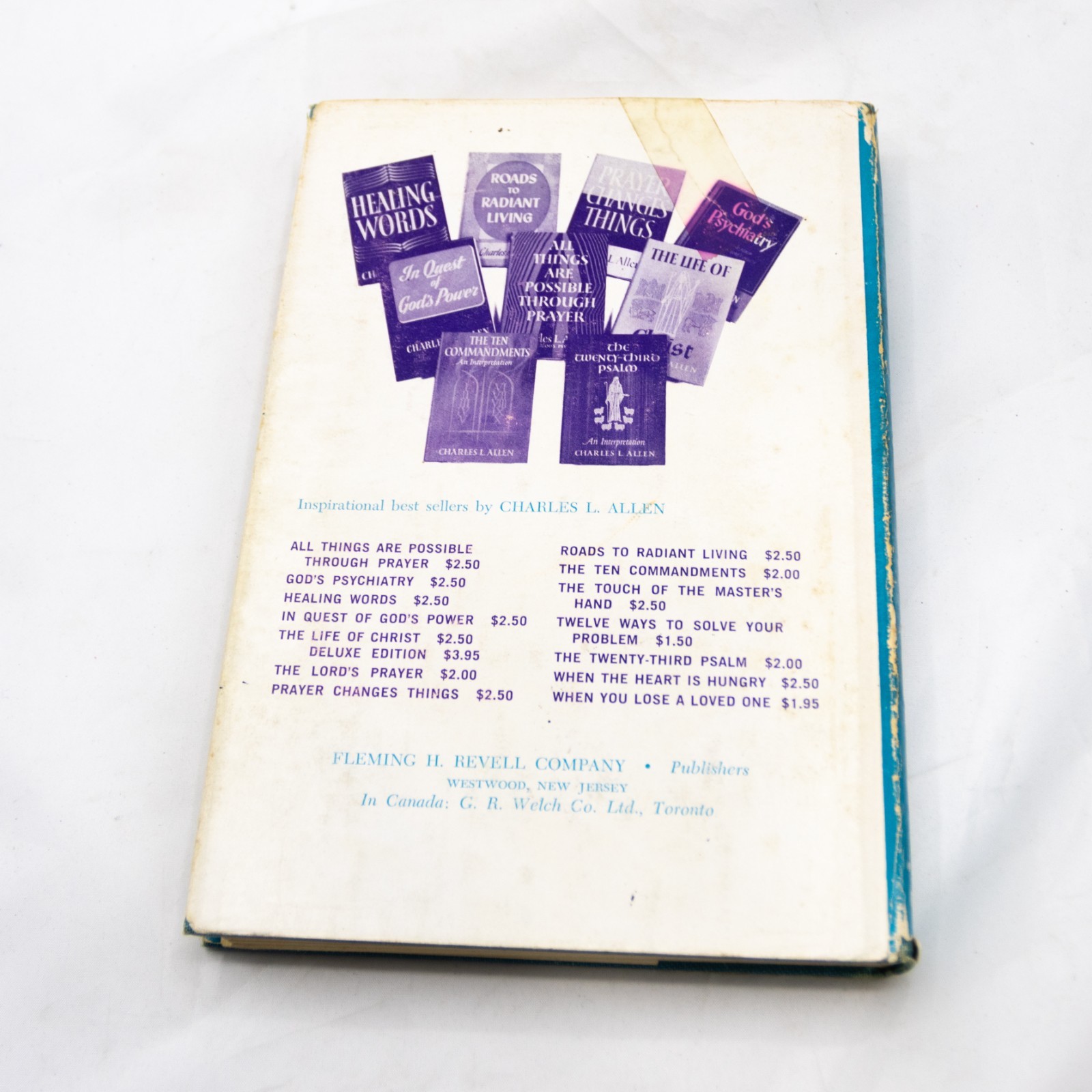 The Sermon on the Mount – Charles L. Allen HB/DJ (1966: Fleming H. Revell Co).
