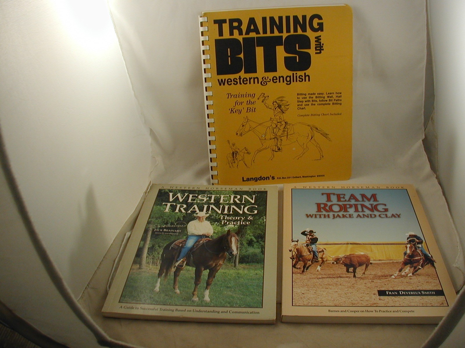 Horse Training 6 Books 5 Western Horseman + Langdon’s Training with Bits Guides