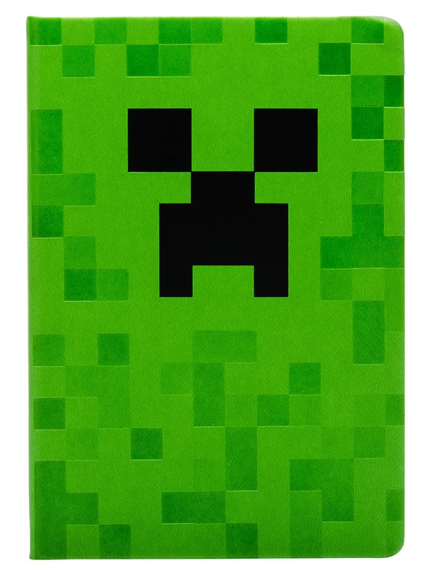 Minecraft Creeper Journal Hardcover 184 Pages Gaming Notebook Official NEW