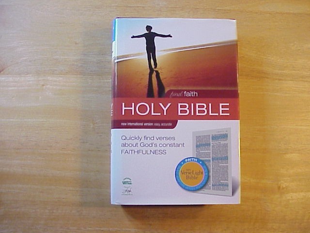 Find Faith – Holy Bible: Quickly Find Verses / NIV / 2010 Hardback / Free Ship!
