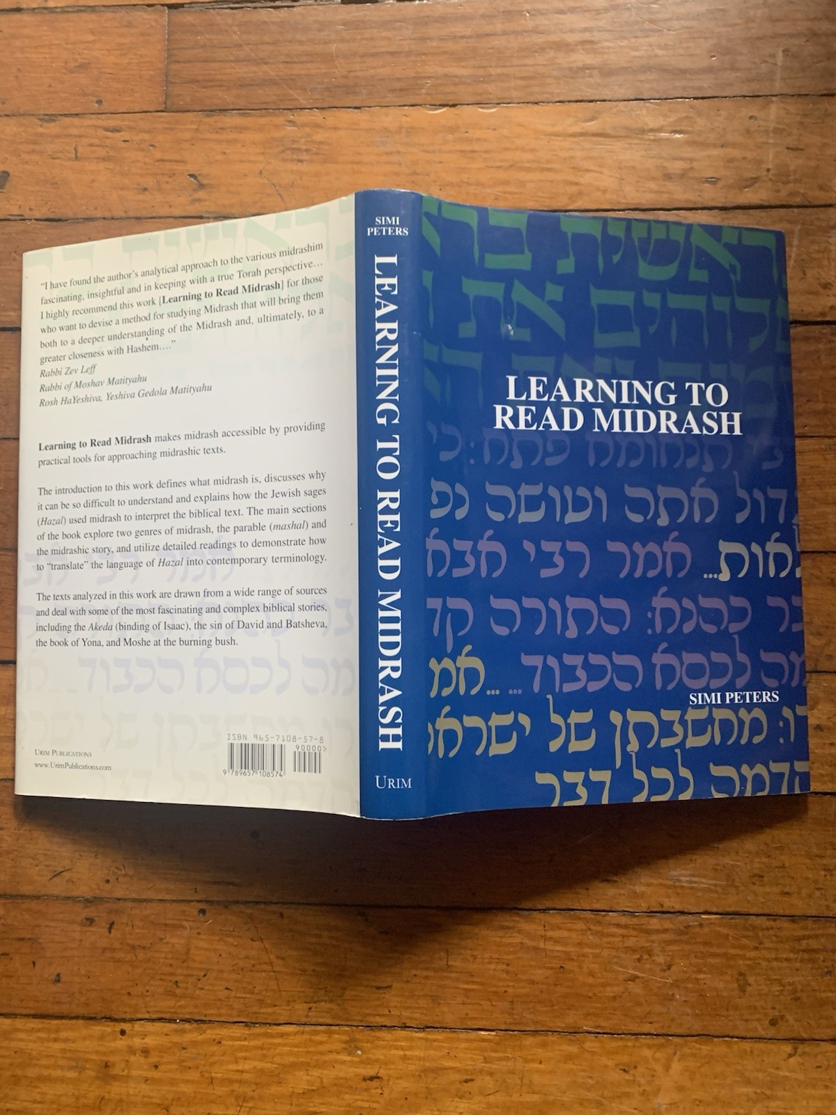 Learning to Read Midrash by Simi Peters (2005, Hardcover, INSCRIBED)