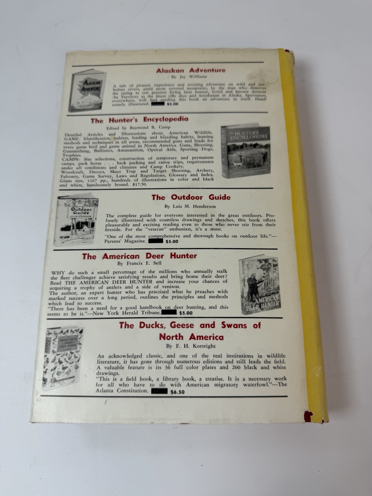 Calling All Game By Bert Popowski HC 1952 First Edition Hunting Stories and Tips
