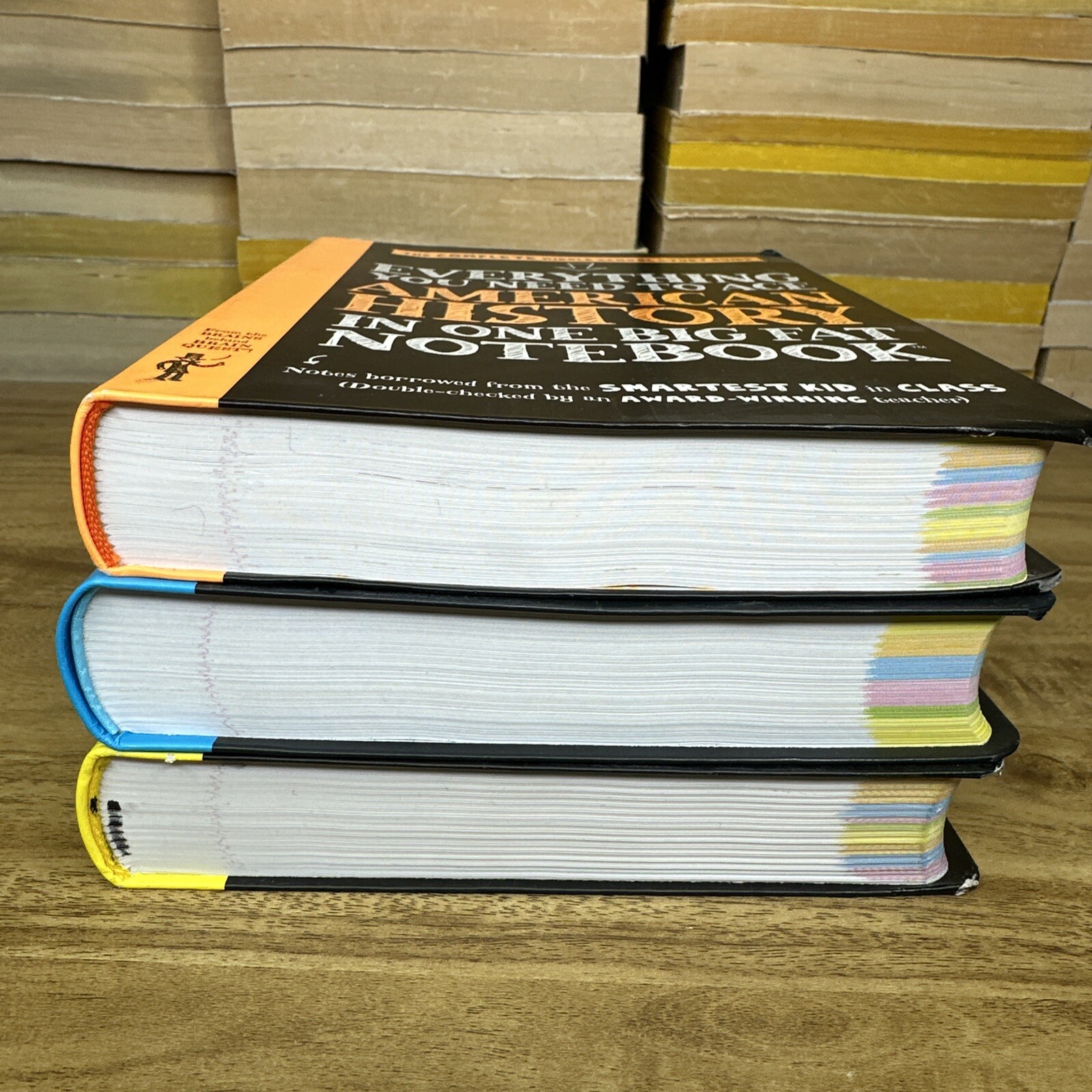 Lot of 3 THE COMPLETE MIDDLE SCHOOL STUDY GUIDE Big Fat Note Book Set