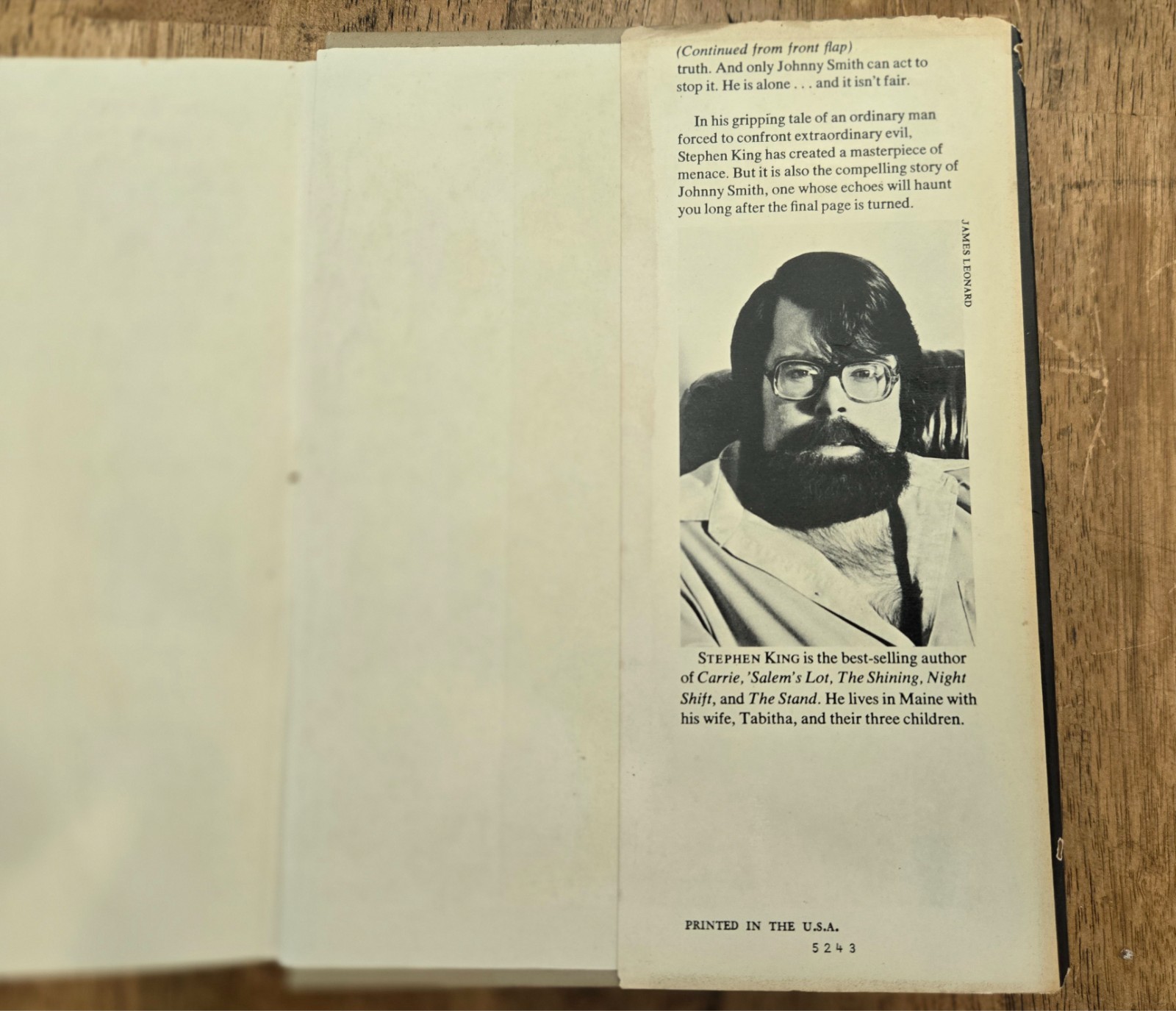 Stephen King The Dead Zone 1979 Viking Press HC Book 1st Edition