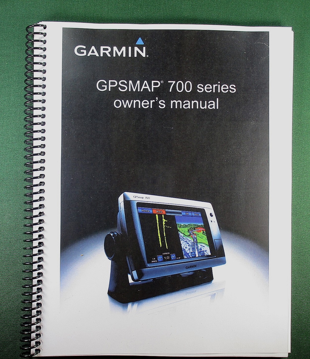 Garmim GPSMap 720 Owner’s Manual: Full Color 100 Pages & Protective Covers!