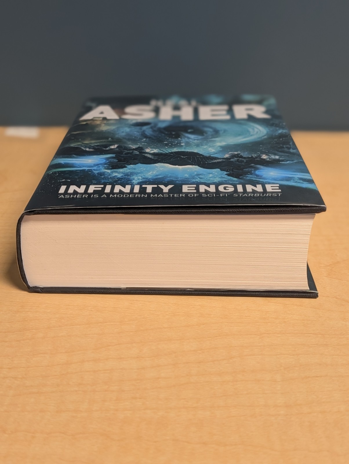 🚀 Neal Asher INFINITY ENGINE Signed First Edition Tor Hardcover UK 1st/1st