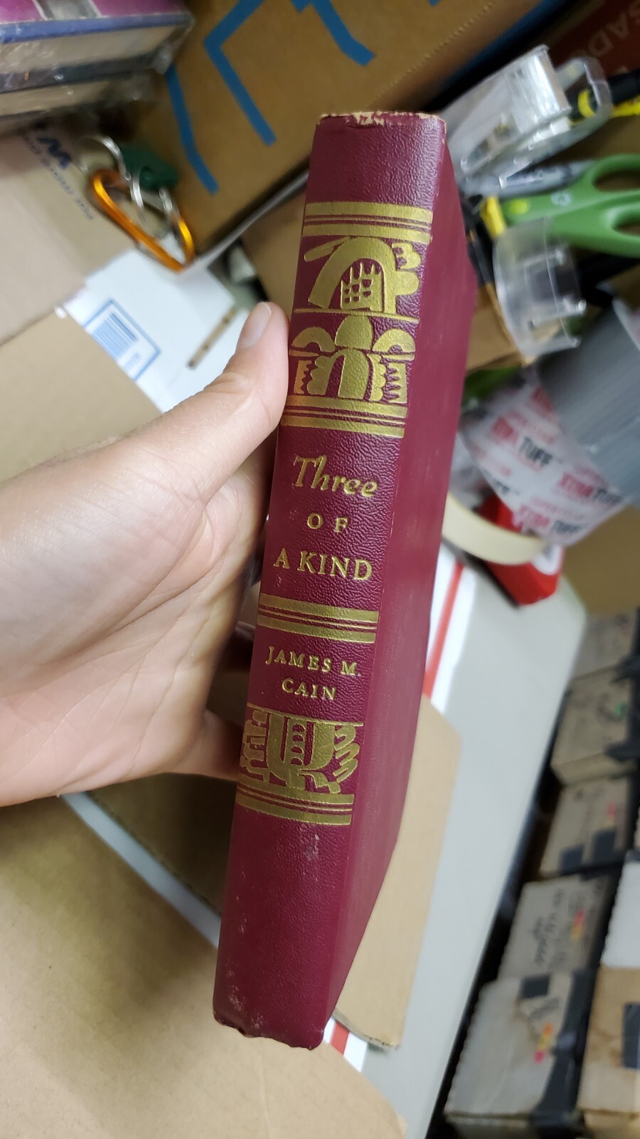 Three of A Kind By James M. Cain Alfred A. Knopf 1944 Hardcover