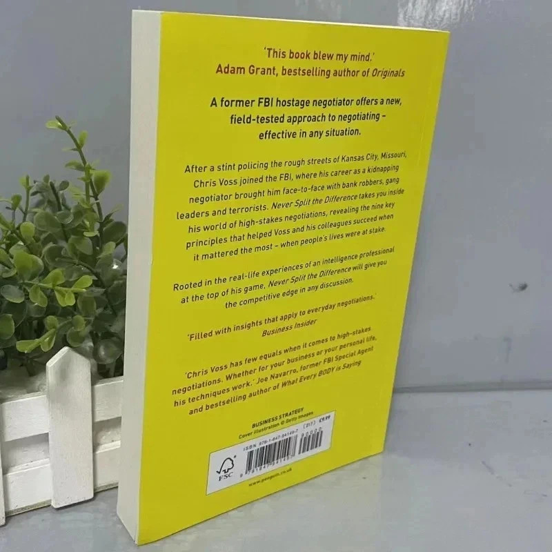 Never Split The Difference By Chris Voss Books it will reach to you in 25-30 day