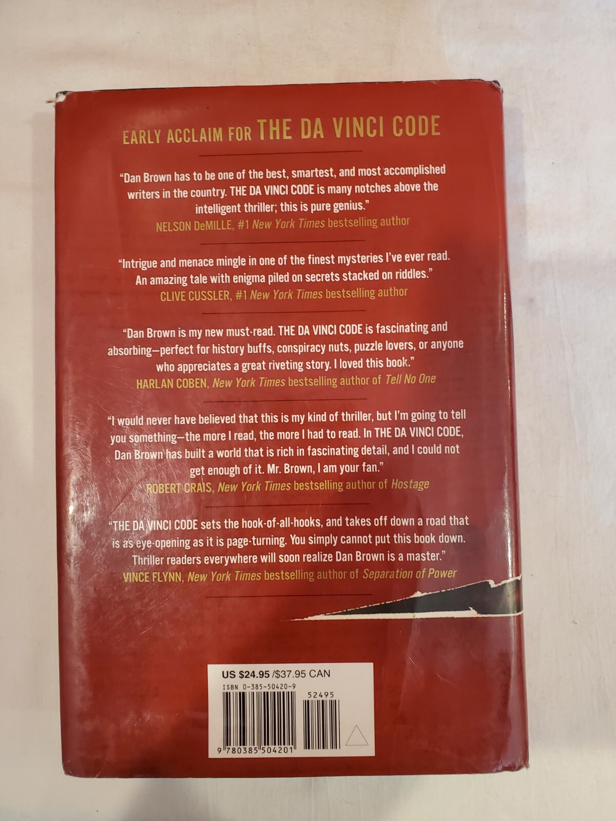 Robert Langdon Ser.: The Da Vinci Code : A Novel by Dan Brown (2003, Hardcover)