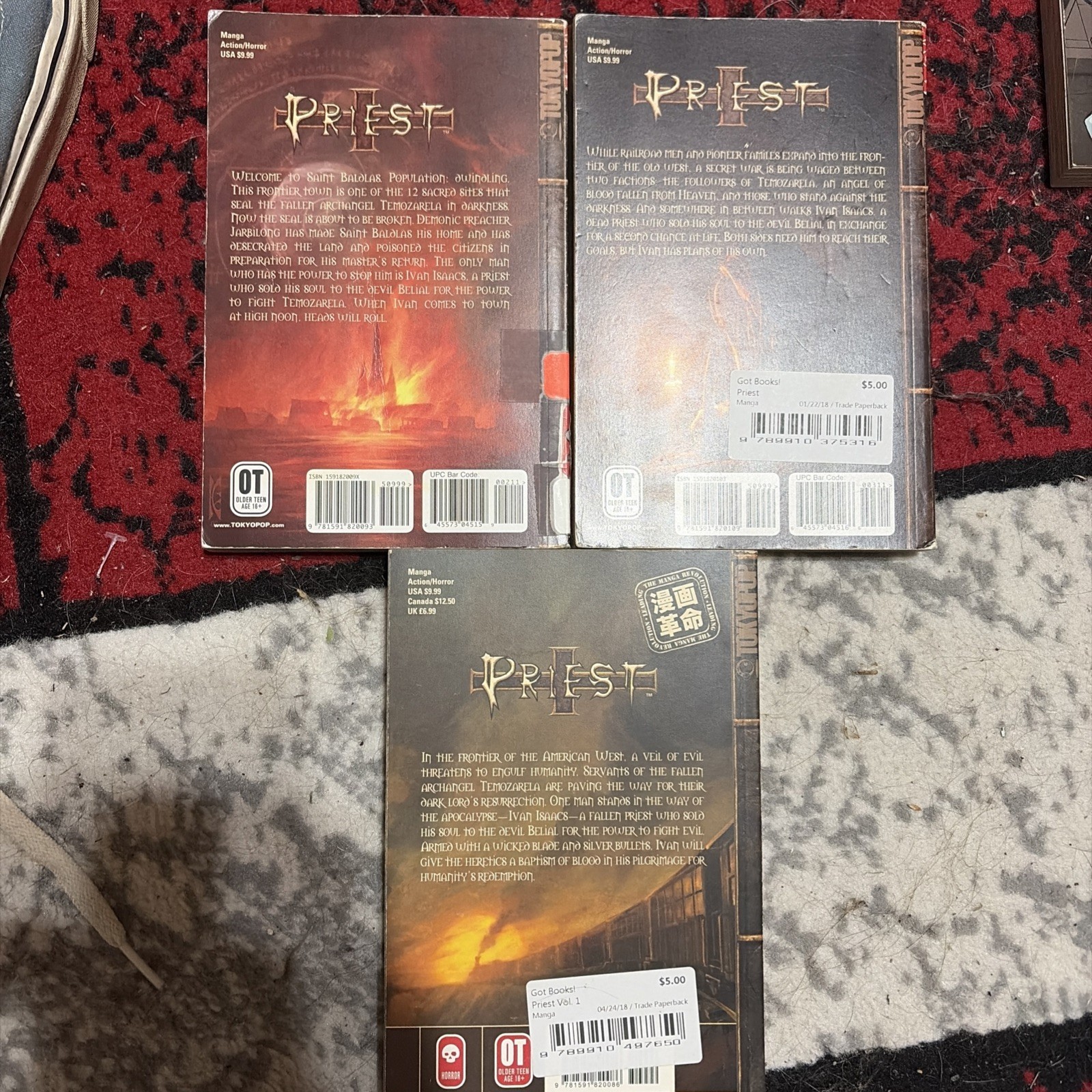 PRIEST GENESIS VOLS. 1-3 By Min-Woo Hyung Graphic Manga Paperback