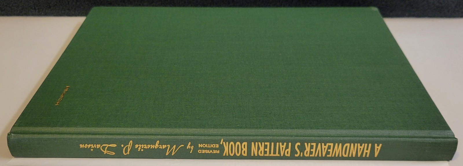 Davison A HANDWEAVER’S PATTERN BOOK~ 240 Pages (1994 Revised Edition) 2007 HC DJ