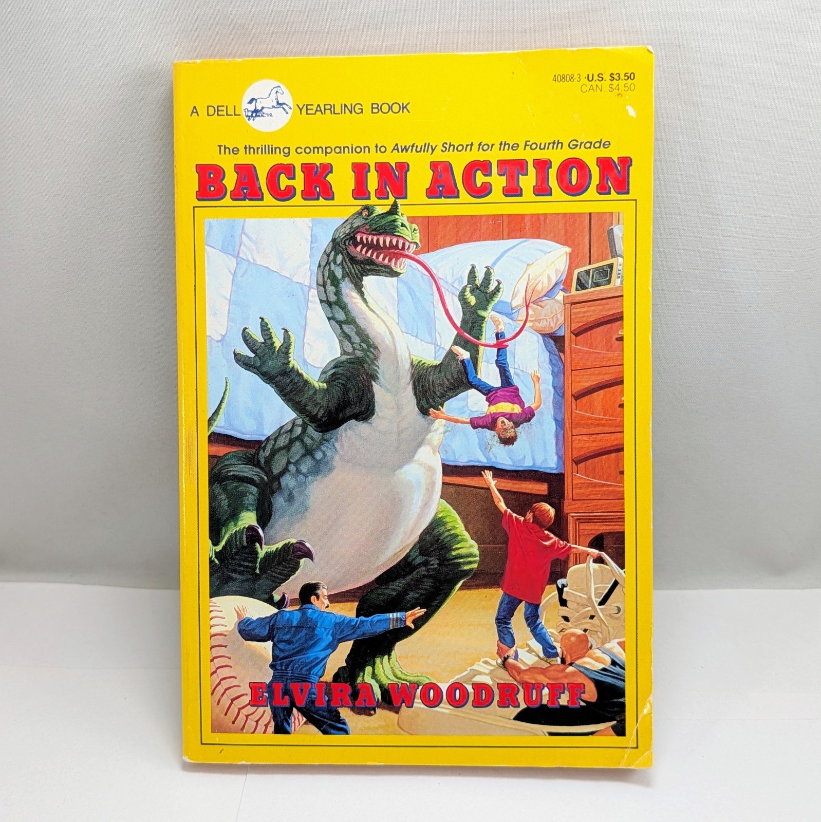 Back in Action – Elvira Woodruff 1993 Dell Vintage 1st Edition PB