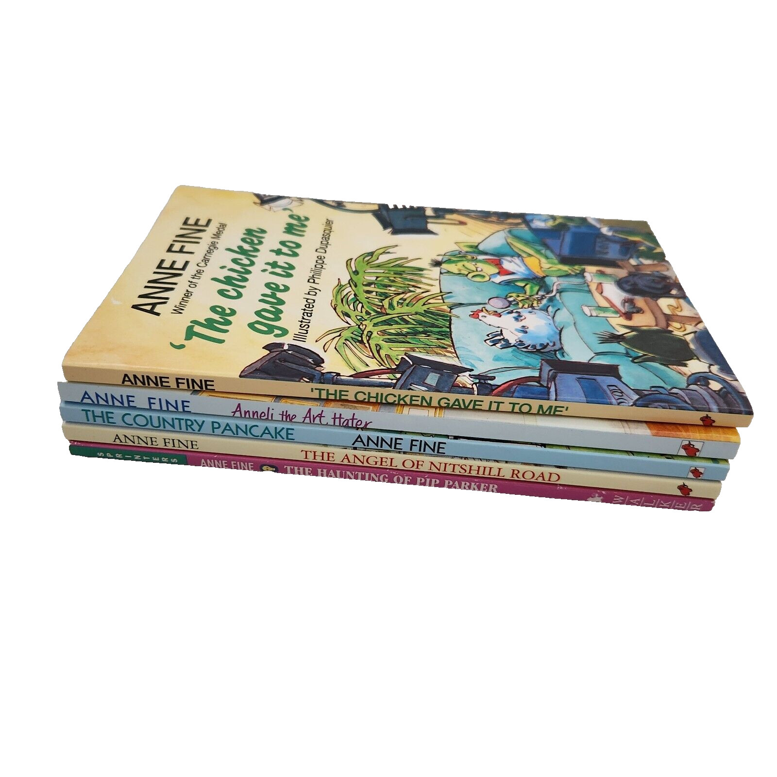 Anne Fine Lot Country Pancake Angel of Nitshill Road Anneli the Art Hater UK PBs