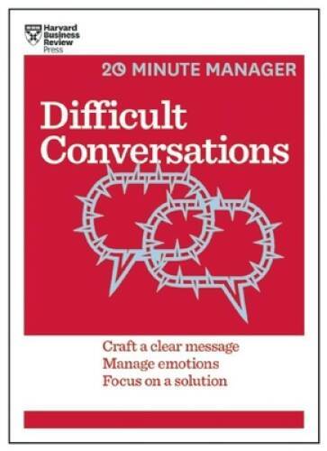 Difficult Conversations (HBR 20-Minute Manager Series) – Paperback – VERY GOOD