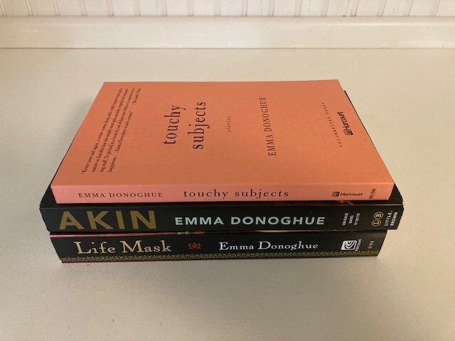 Emma Donoghue Lot: Touchy Subjects, Life Mask, Akin Advance ARCs