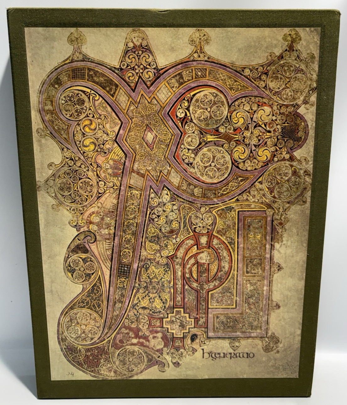 The Book of Kells Francoise Henry, w/Slipcase, 1974 First American Edition