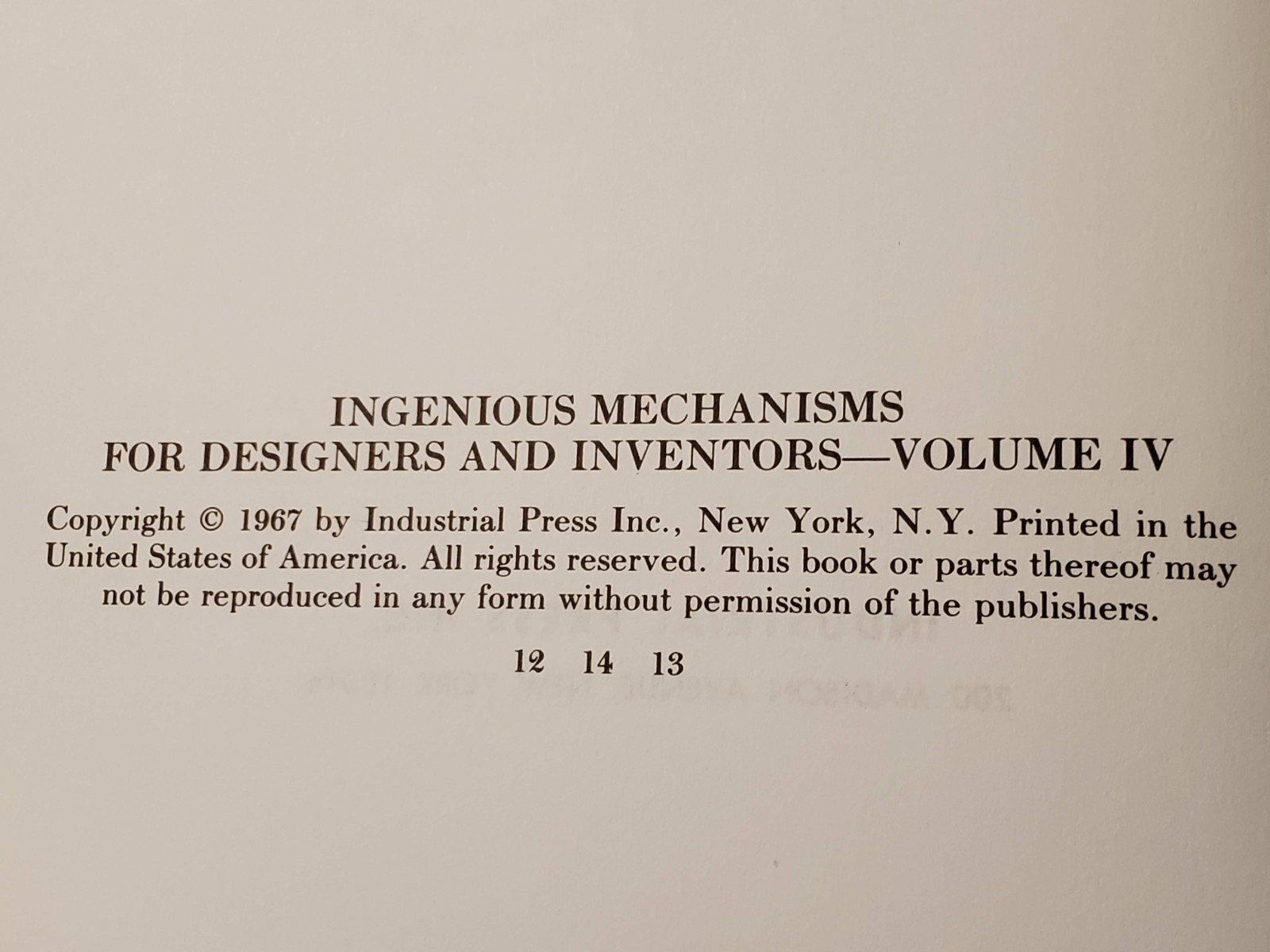 Ingenious Mechanisms for Designers Inventors Industrial Press 4 Books HC DJ