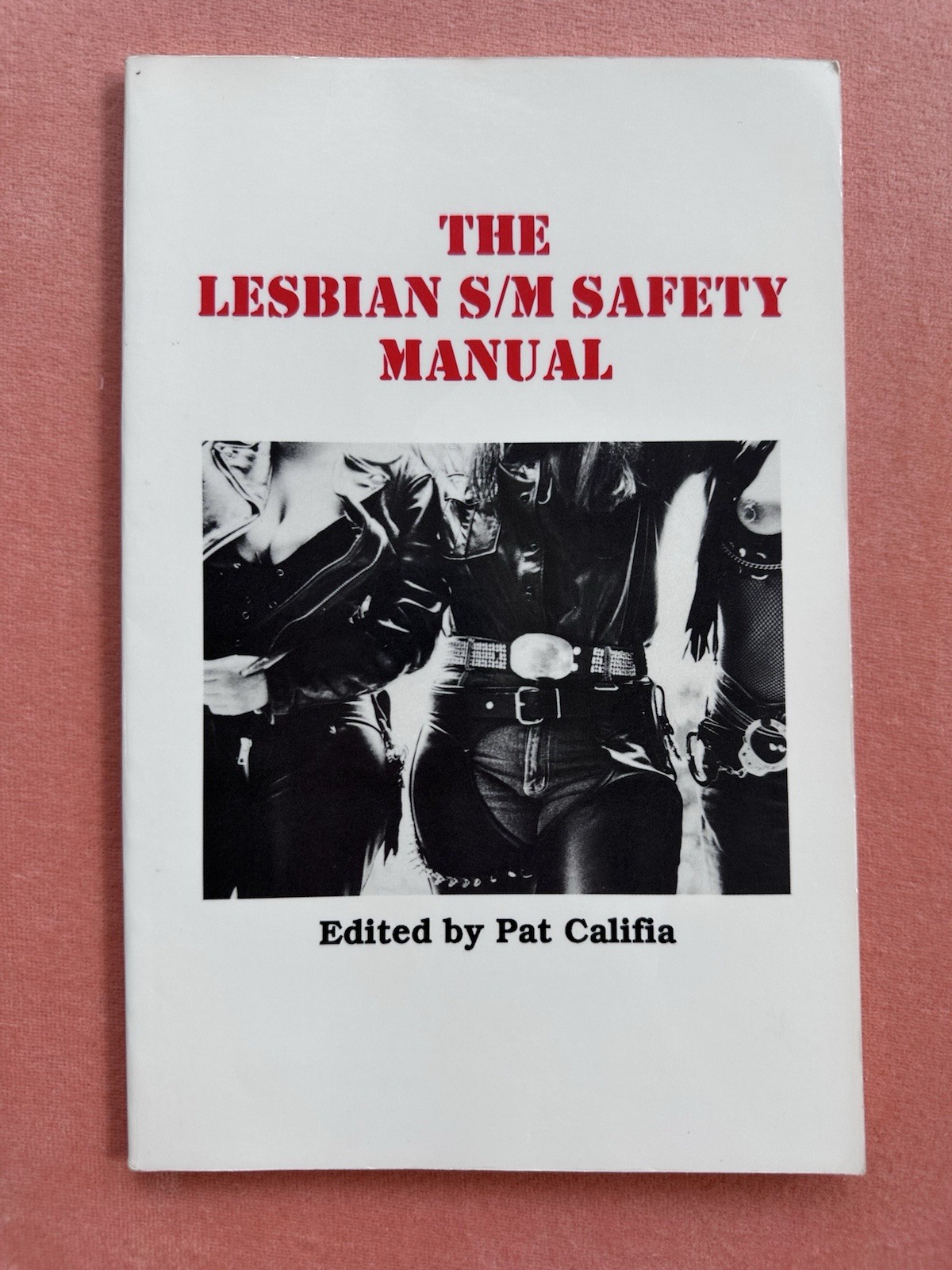 The Lesbian S/M Safety Manual edited by Pat Califa Alyson/Lace 1988 pb