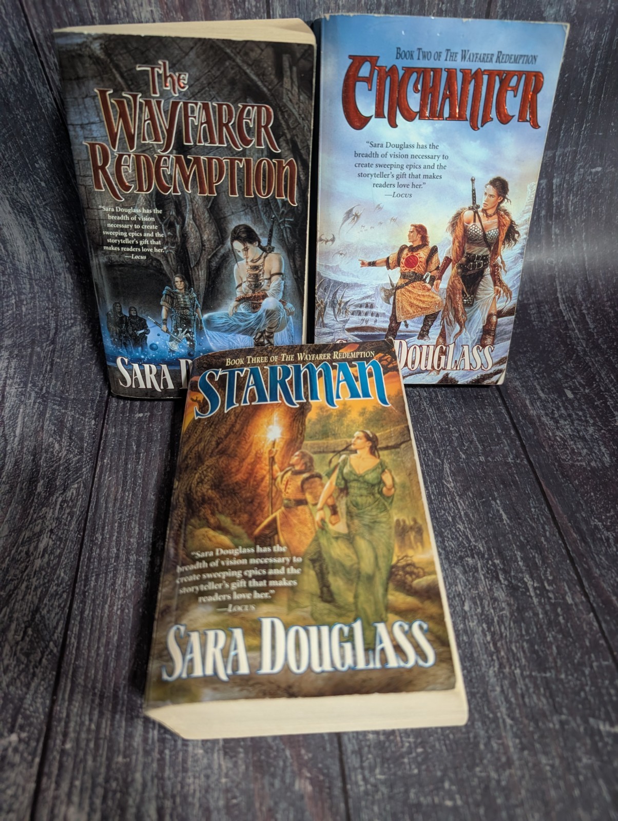 Sara Douglass – The Wayfarer Redemption Complete Trilogy Set – Enchanter Starman