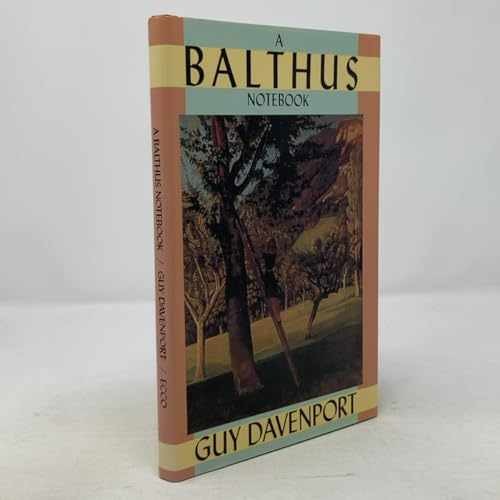 A Balthus Notebook – Hardcover, by Davenport Guy – Very Good b