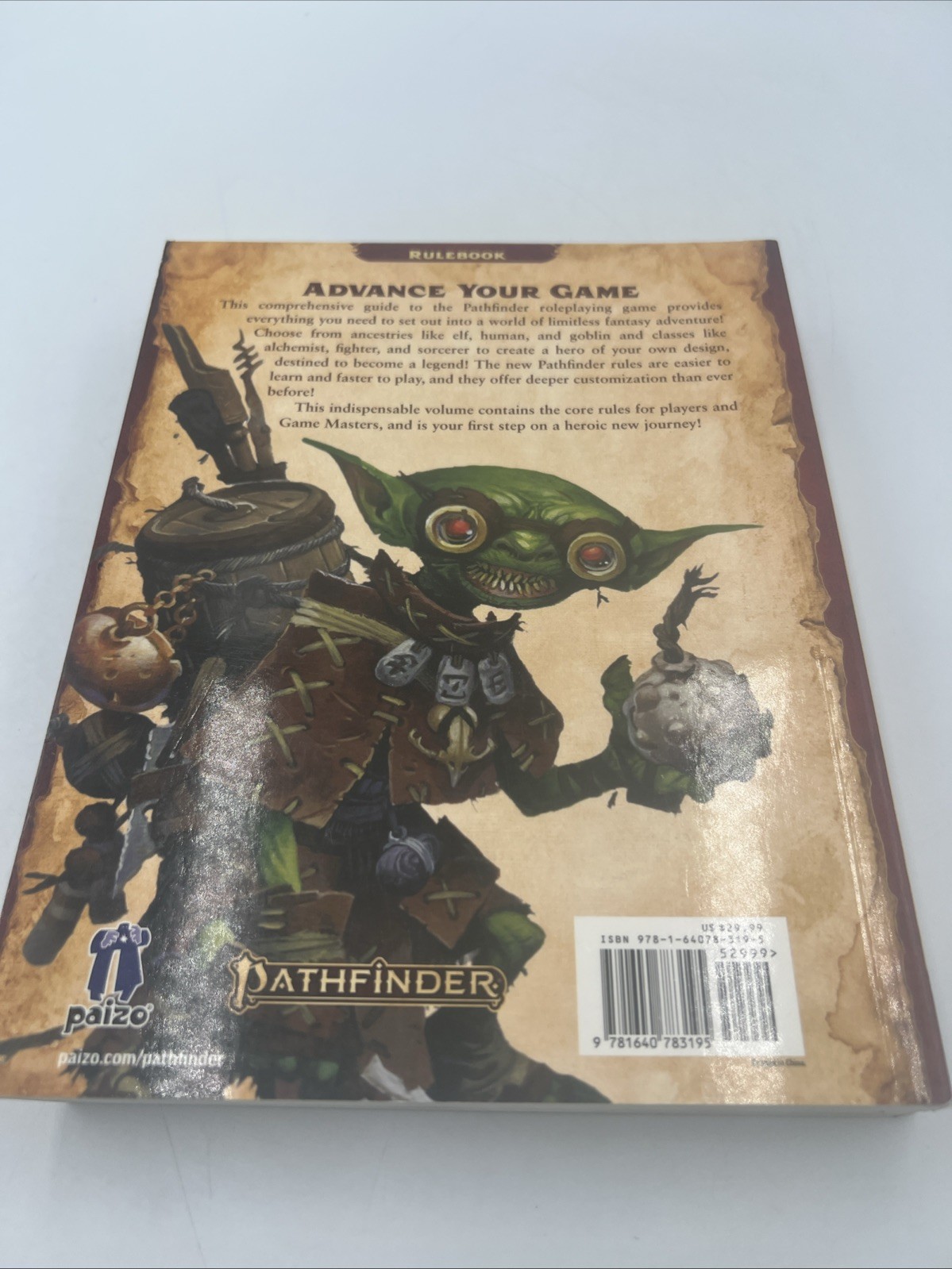Pathfinder RPG Core Rulebook Pocket Edition (P2) by Paizo Inc. (2021, Trade…
