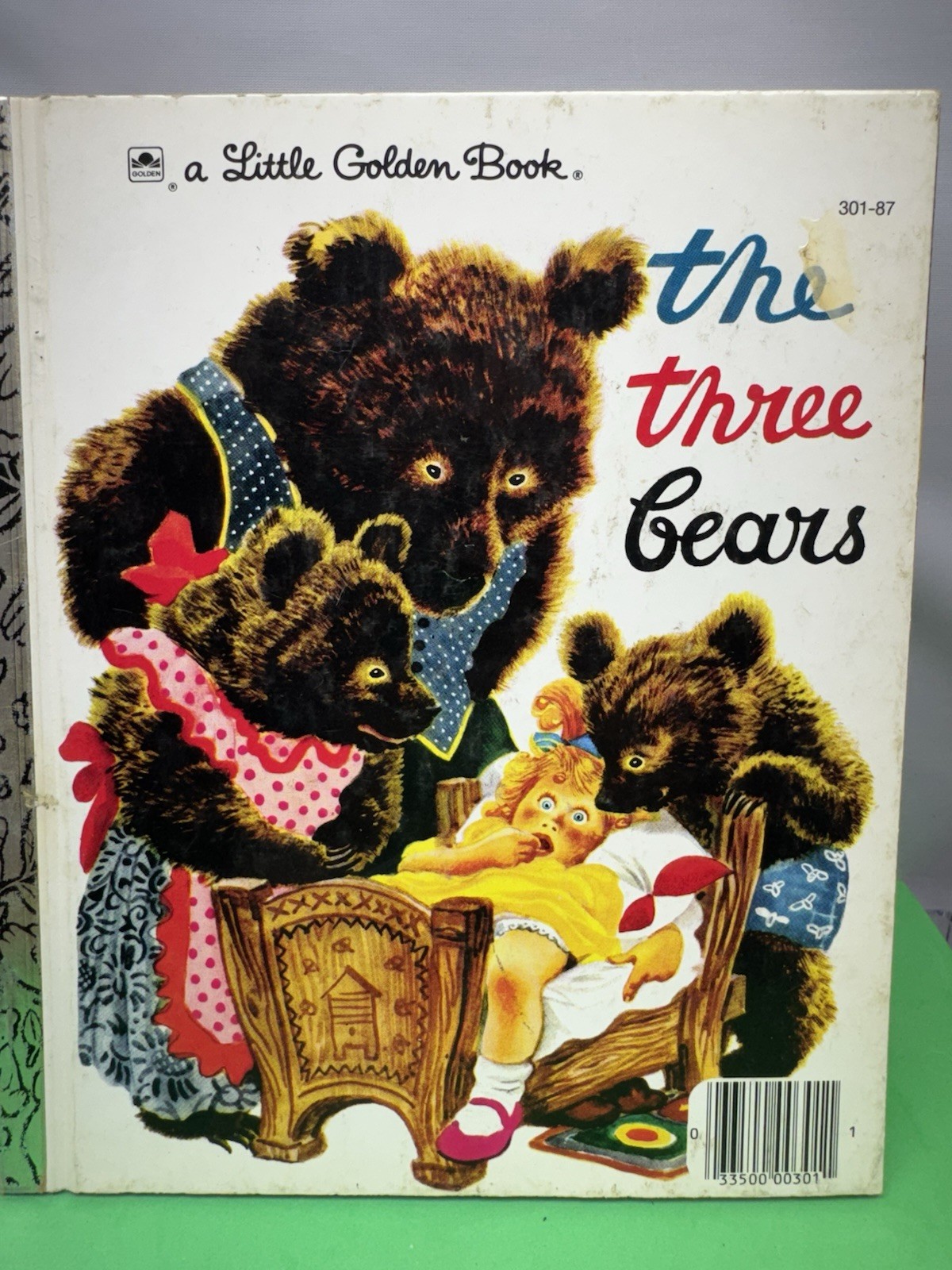 Little Golden Book “The Three Bears” 1976 *301-87* A Billion Golden Memories