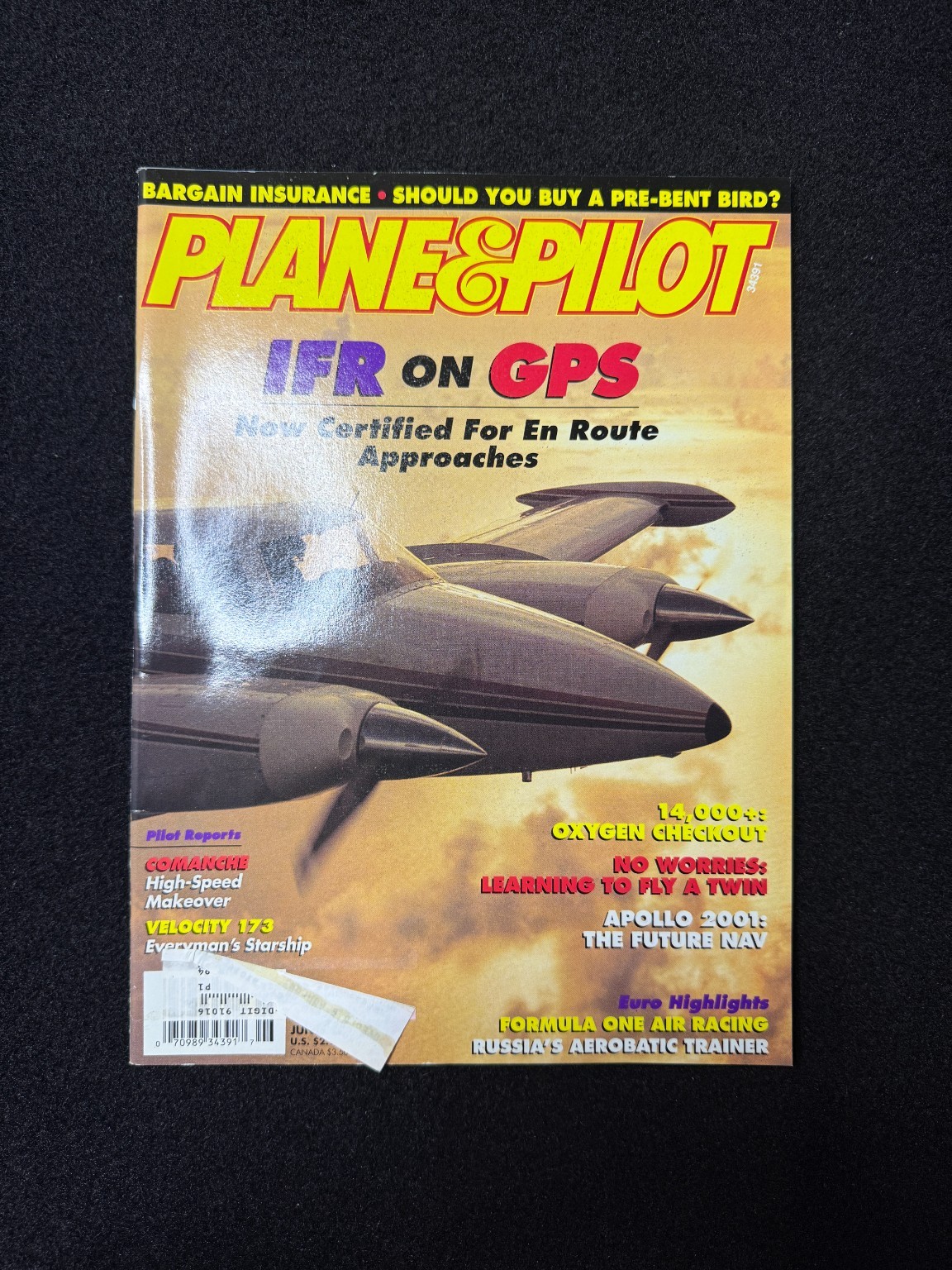 Plane & Pilot Magazine June 1994 GPS Navigation IFR Aviation Electronics