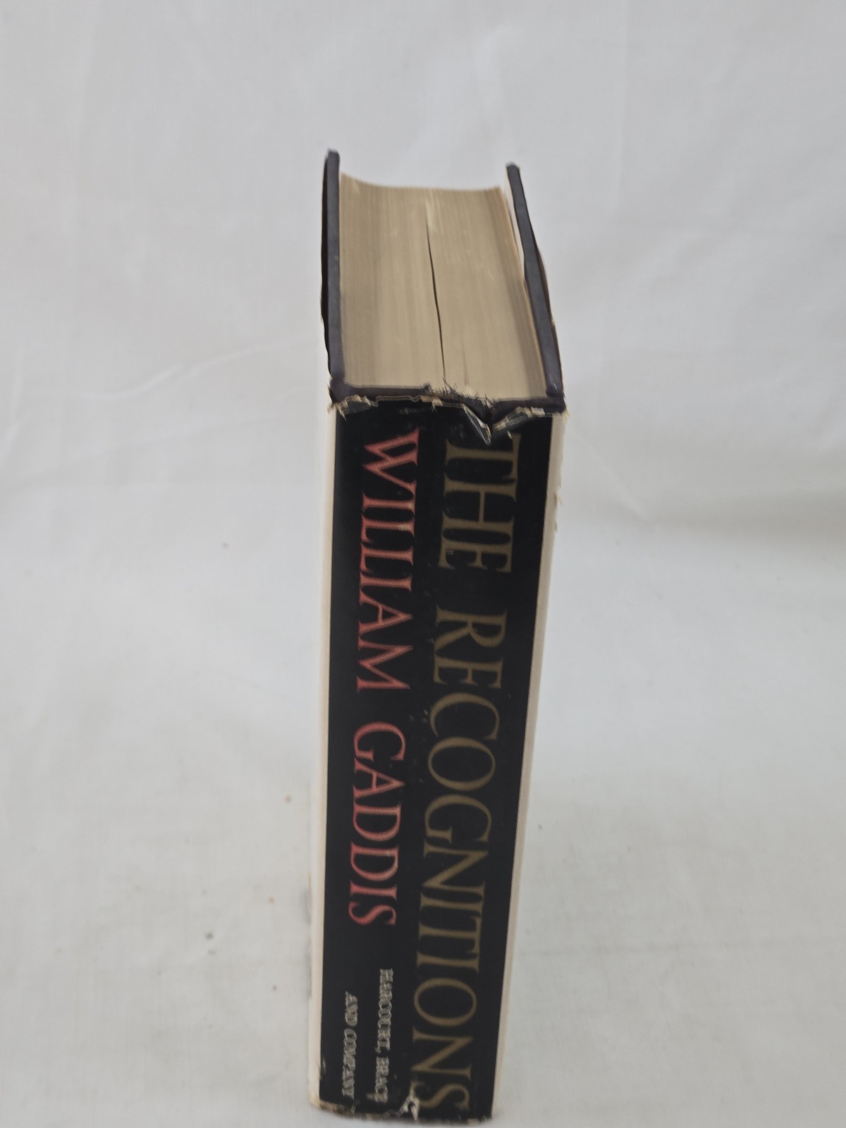 The Recognitions by William Gaddis 1955 First Edition Harcourt Brace & Company
