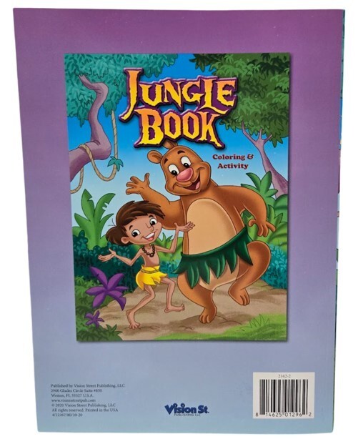 Jungle Book 10.5in x 7.5in Coloring and Activity Book – New