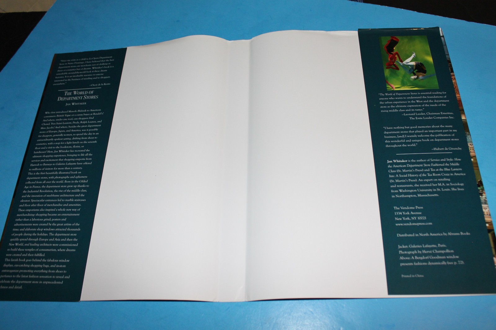 THE WORLD OF DEPARTMENT STORES by Jan Whitaker (2011 HB First Printing)